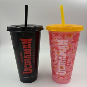 NWT Ultraman Rising Netflix Round1 Exclusive Cup with Straw Bundle
